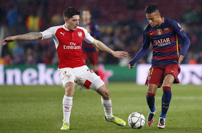 阿森纳中场内马尔因伤休战数周的简单介绍